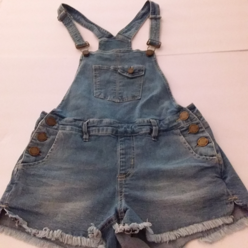 4/$20 YMI Jean Wear Shortall with Overall Straps